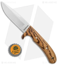 Boker Magnum Elk Hunter Fixed Blade Knife Zebra Wood (4.2" Satin) 9 Boker Magnum Elk Hunter Fixed Blade Knife Zebra Wood (4.2" Satin) -Knife Craft Shop Boker Magnum Elk Hunter Fixed Blade Zebra Wood Satin BHQ 139185 jr bottlecap