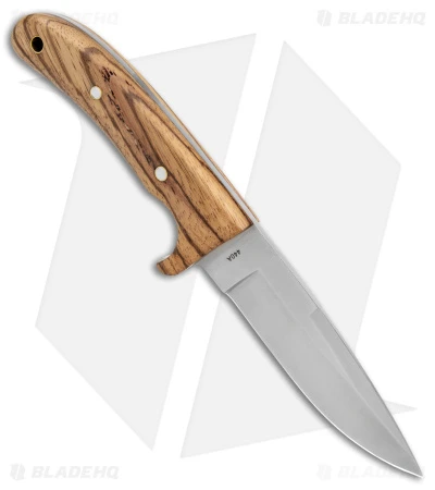 Boker Magnum Elk Hunter Fixed Blade Knife Zebra Wood (4.2" Satin) 4 Boker Magnum Elk Hunter Fixed Blade Knife Zebra Wood (4.2" Satin) - Image 2