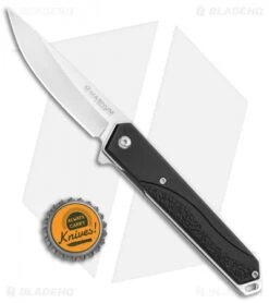Boker Magnum Japanese Iris Liner Lock Knife Aluminum (3.25" Satin) -Knife Craft Shop Boker Magnum Japanese Iris LL Aluminum Satin 01RY322 BHQ 111615 jr bottlecap