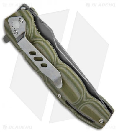 Boker Magnum Leader Liner Lock Knife OD Green G-10 (3.75" Gray) 01MB702 5 Boker Magnum Leader Liner Lock Knife OD Green G-10 (3.75" Gray) 01MB702 - Image 3