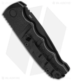 Boker Mini Kalashnikov Tanto Automatic Knife Black (2.5" Black) 8 Boker Mini Kalashnikov Tanto Automatic Knife Black (2.5" Black) -Knife Craft Shop Boker Mini Kalashnikov Tanto Automatic Knife Black 2in Black BHQ 132752 td side