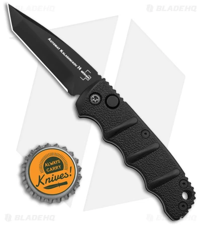 Boker Mini Kalashnikov Tanto Automatic Knife Black (2.5" Black) 6 Boker Mini Kalashnikov Tanto Automatic Knife Black (2.5" Black) - Image 4
