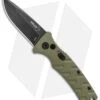 Boker Mini Strike Automatic Knife OD Green Aluminum (2.6" Smokewash D2) 2 Boker Mini Strike Automatic Knife OD Green Aluminum (2.6" Smokewash D2) -Knife Craft Shop Boker Mini Strike Auto OD Green Smokewash 01BO437NSOI BHQ 99630 jr
