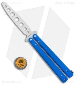 Boker Plus Balisong Trainer Butterfly Knife Blue G-10 (4" Satin) 10 Boker Plus Balisong Trainer Butterfly Knife Blue G-10 (4" Satin) -Knife Craft Shop Boker Plus Balisong Trainer Blue G 10 Satin 01BO714SOI BHQ 99635 jr bottlecap