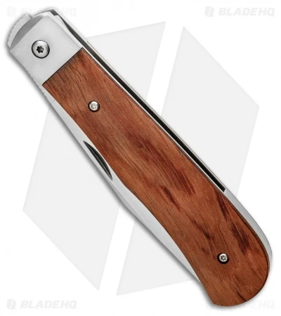 Boker Plus Bonfire Front Flipper Knife Bubinga Wood (3.4" Satin) 4 Boker Plus Bonfire Front Flipper Knife Bubinga Wood (3.4" Satin) - Image 2