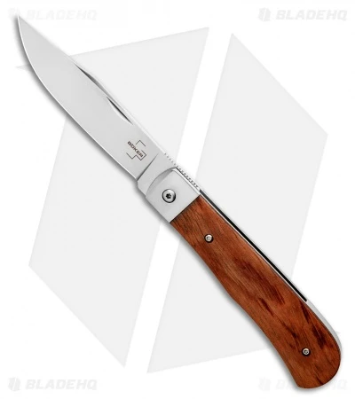 Boker Plus Bonfire Front Flipper Knife Bubinga Wood (3.4" Satin) 3 Boker Plus Bonfire Front Flipper Knife Bubinga Wood (3.4" Satin)