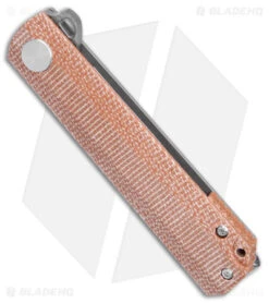 Boker Plus Cataclyst Frame Lock Knife Brown Micarta (3" Damascus) -Knife Craft Shop Boker Plus Cataclyst FL Brown Micarta Damascus BHQ 146711 jr spine