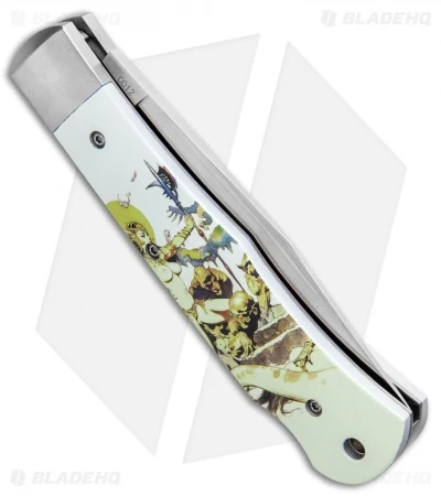 Boker Plus Lockback Frazetta "Ghoul Queen" Knife (3.75" Satin) 01BO653 5 Boker Plus Lockback Frazetta "Ghoul Queen" Knife (3.75" Satin) 01BO653 - Image 3