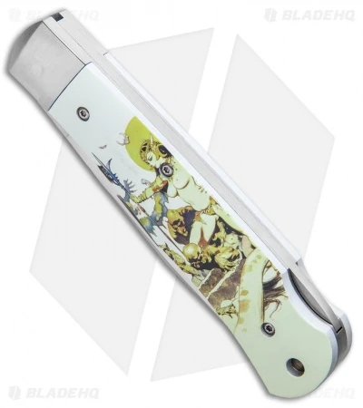 Boker Plus Lockback Frazetta "Ghoul Queen" Knife (3.75" Satin) 01BO653 4 Boker Plus Lockback Frazetta "Ghoul Queen" Knife (3.75" Satin) 01BO653 - Image 2