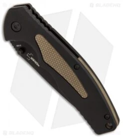 Boker Plus Gemini NGA Spring Assisted Knife Black/Coyote (3.5" Black) 01BO502 -Knife Craft Shop Boker Plus Gemini NGA Black Coyote black BHQ 80767 er spine