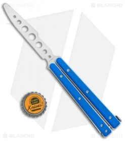 Boker Plus Mini Balisong Trainer Blue G-10 (3.25" Satin) 01BO716SOI -Knife Craft Shop Boker Plus Mini Balisong Trainer Blue G 10 Satin 01BO716SOI BHQ 99640 jr bottlecap