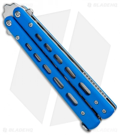Boker Plus Mini Balisong Trainer Blue G-10 (3.25" Satin) 01BO715SOI 4 Boker Plus Mini Balisong Trainer Blue G-10 (3.25" Satin) 01BO715SOI - Image 2