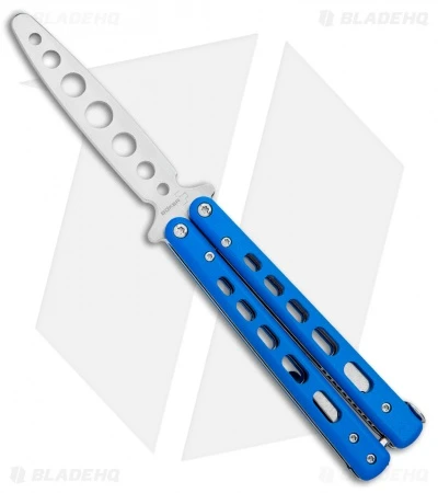 Boker Plus Mini Balisong Trainer Blue G-10 (3.25" Satin) 01BO715SOI 3 Boker Plus Mini Balisong Trainer Blue G-10 (3.25" Satin) 01BO715SOI