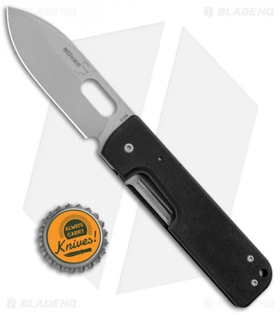 Boker Plus Panchenko Lancer Liner Lock Knife Black G-10 (3" Dark SW) 01BO066 6 Boker Plus Panchenko Lancer Liner Lock Knife Black G-10 (3" Dark SW) 01BO066 - Image 4