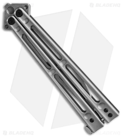 Boker Plus Papillon Trainer Butterfly Knife Stainless Steel (4.1" SW) 01BO352 4 Boker Plus Papillon Trainer Butterfly Knife Stainless Steel (4.1" SW) 01BO352 - Image 2