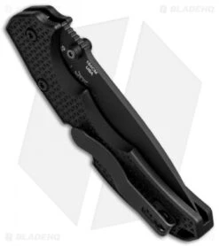 Boker Plus Patriot Lock Back Knife Black GFN (3.4" Black Serr) 01BO371 -Knife Craft Shop Boker Plus Patriot GFN Black 01BO371 BHQ 35796 jr side