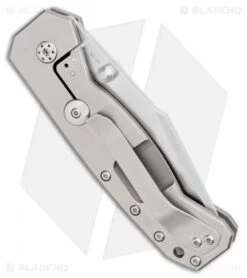 Boker Plus Scoundrel 2nd Gen. Frame Lock Knife Titanium (3.25" Satin) 01BO761 -Knife Craft Shop Boker Plus Scoundrel 2nd Gen Ti Satin 01BO761 BHQ 80771 jr side