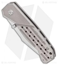 Boker Plus Scoundrel 2nd Gen. Frame Lock Knife Titanium (3.25" Satin) 01BO761 -Knife Craft Shop Boker Plus Scoundrel 2nd Gen Ti Satin 01BO761 BHQ 80771 jr spine