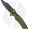 Boker Plus Strike Bowie Automatic Knife OD Green (3.25" Black SW) -Knife Craft Shop Boker Plus Strike Bowie Auto OD Green Black Wash BHQ 125301 jr