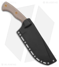 Boker Plus Tracker Fixed Blade Knife Tan Micarta (7.2" Black) 02BO073 -Knife Craft Shop Boker Plus Tracker Fixed Blade Tan Micarta Black BHQ 146727 jr sheath
