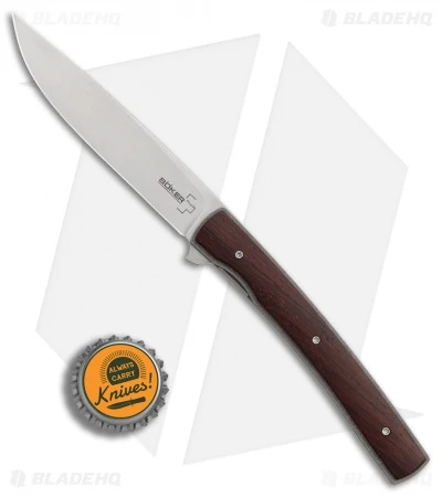 Boker Plus Urban Trapper Gentleman Knife Cocobolo (3.75" Satin) 01BO722 6 Boker Plus Urban Trapper Gentleman Knife Cocobolo (3.75" Satin) 01BO722 - Image 4