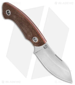 Boker Plus Voxnaes Nessmi Pro Fixed Blade Knife Micarta (2.64" Satin) 02BO018 -Knife Craft Shop Boker Plus Voxnaes Nessmi Pro FB Knife Micarta 2in Satin BHQ 111250 td spine