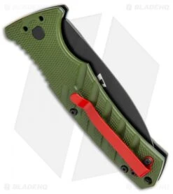 Boker Warhawk Strike Dagger Automatic Knife Black (3.25" Black D2) -Knife Craft Shop Boker Plus Warhawk Strike Dagger Auto Green Black BHQ 113922 jr side