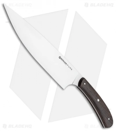 Boker Anso Pure CPM 8.8" Chef's Kitchen Knife Oak Wood 3 Boker Anso Pure CPM 8.8" Chef's Kitchen Knife Oak Wood