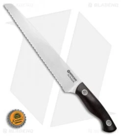 Boker Vox Saga 9.25" Bread Kitchen Knife Grenadill Wood -Knife Craft Shop Boker Saga Bread Knife 130381 BHQ 116563 LS Bottlecap