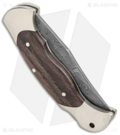 Boker Scout 150th Anniversary Damascus Series Lockback Knife (4.1" Satin) 8 Boker Scout 150th Anniversary Damascus Series Lockback Knife (4.1" Satin) -Knife Craft Shop Boker Scout 150th Anniversary Damascus Series LB Satin 115120DAM BHQ 94341 jr side