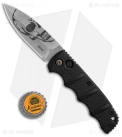 Boker Skull Kalashnikov Dagger Automatic Knife (3.25" Stonewash D2) 14 Boker Skull Kalashnikov Dagger Automatic Knife (3.25" Stonewash D2) -Knife Craft Shop Boker Skull Kalashnikov Dagger SW BHQ 75532 er bottlecap