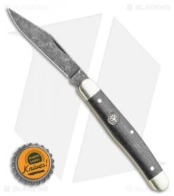 Boker Stockman Pocket Knife Jute Micarta (3" Black Stonewash) 114985 -Knife Craft Shop Boker Stockman Pocket Knife 3.0 Jute Micarta 114985 BHQ 118357 LS Bottlecap