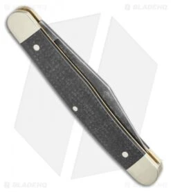 Boker Stockman Pocket Knife Jute Micarta (3" Black Stonewash) 114985 -Knife Craft Shop Boker Stockman Pocket Knife 3.0 Jute Micarta 114985 BHQ 118357 LS Side