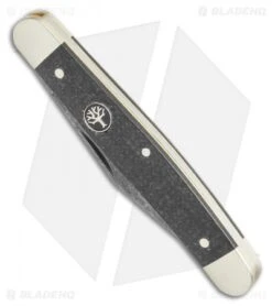 Boker Stockman Pocket Knife Jute Micarta (3" Black Stonewash) 114985 -Knife Craft Shop Boker Stockman Pocket Knife 3.0 Jute Micarta 114985 BHQ 118357 LS Spine