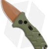 Boker Stubby Strike Desert Warrior CA Legal Auto Knife OD Green (1.9" Copper) -Knife Craft Shop Boker Stubby Strike CA Legal Auto OD Green Copper 01BO443NSOI BHQ 99649 jr