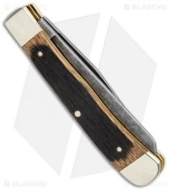 Boker Trapper Pocket Knife 4.25" Beer Barrel W/ Acid Washed Blades 8 Boker Trapper Pocket Knife 4.25" Beer Barrel W/ Acid Washed Blades -Knife Craft Shop Boker Trapper Beer Barrel Acid Washed Blades 112525BHQ BHQ 101589 jr side