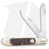 Boker Trapper Pocket Knife 4.25" Brown Jigged Bone 110732 -Knife Craft Shop Boker Trapper Brown Jigged Bone BO110732 BHQ 40075 jr