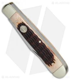 Boker Trapper Pocket Knife 4.25" Brown Jigged Bone 110732 7 Boker Trapper Pocket Knife 4.25" Brown Jigged Bone 110732 -Knife Craft Shop Boker Trapper Brown Jigged Bone BO110732 BHQ 40075 jr spine