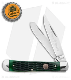 Boker Trapper Traditional Pocket Knife Jigged Green Bone (Polish D2) 9 Boker Trapper Traditional Pocket Knife Jigged Green Bone (Polish D2) -Knife Craft Shop Boker Trapper Traditional Pocket Knife Jigged Green Bone Polish D2 BHQ 146650 td size