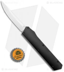 Boker USA Kwaiken OTF Automatic Knife Black Aluminum (3.375" Satin) 06EX551 -Knife Craft Shop Boker USA Kwaiken OTF Auto Black Aluminum SW 06EX551 BHQ 115743 jr bottlecap