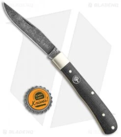 Boker Uno Trapper Pocket Knife Jute Mic (3.3" AW) -Knife Craft Shop Boker Uno Trapper Jute Micarta Acid 112595 BHQ 118355 jr bottlecap