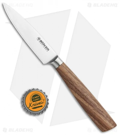 Boker Core 3.5" Paring Kitchen Knife Walnut Wood 6 Boker Core 3.5" Paring Kitchen Knife Walnut Wood - Image 4