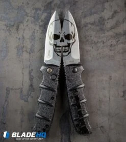 Boker Skull Kalashnikov Dagger Automatic Knife (3.25" Stonewash D2) 13 Boker Skull Kalashnikov Dagger Automatic Knife (3.25" Stonewash D2) -Knife Craft Shop Untitled 1Boker Skull Kalashnikov Dagger Automatic Knife BHQ75532 kp steel web