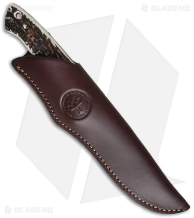 Boker Arbolito Hunter Fixed Blade Knife Stag (4.75" Satin) 02BA351H 4 Boker Arbolito Hunter Fixed Blade Knife Stag (4.75" Satin) 02BA351H - Image 2