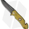 Boker Army Rescue Spring Assisted Knife Bronze (3.375" Black Serr) 01LL471 -Knife Craft Shop boker army rescue bronze 01LL471 BHQ 40220 dl