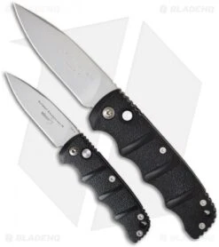 Boker Mini Kalashnikov Automatic Knife Black (2.5" D2 Bead Blast) -Knife Craft Shop boker kalashnikov mini 01kals73 size comparison