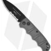 Boker Kalashnikov Automatic Knife Gray (3.25" D2 Black Serr) -Knife Craft Shop boker kalashnikov ser 01kals74b BHQ 0104 jr