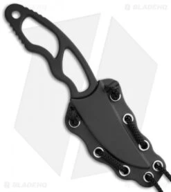 Boker Magnum Neck Flash Fixed Blade Knife (2.9" Satin) 02MB210 -Knife Craft Shop boker magnum neck flash 02mb210 sheath