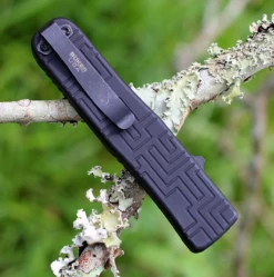 Boker Plus OTF Blackout Black Aluminum (3.5 " 154CM Blk) 06EX263 -Knife Craft Shop image 90563.1572887866