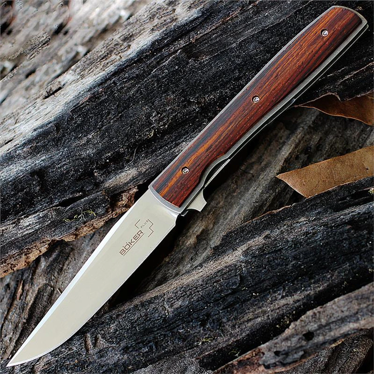 Boker Plus Urban Trapper Cocobolo, 3 7/16 In. VG-10 Stainless Blade 3 Boker Plus Urban Trapper Cocobolo, 3 7/16 In. VG-10 Stainless Blade
